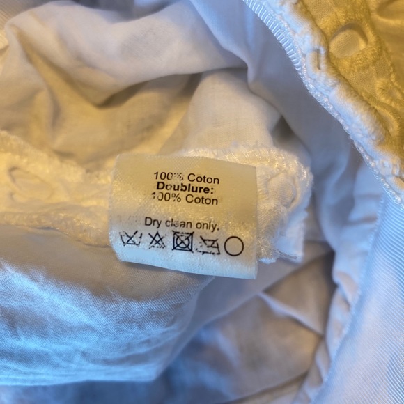 Eyelet skirt - J. Crew mini in white cotton eyelet. Size 4. - Picture 4 of 5